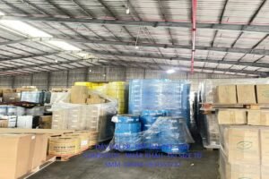 Kho hàng dây đai nhựa PP và PET tại Bình Dương