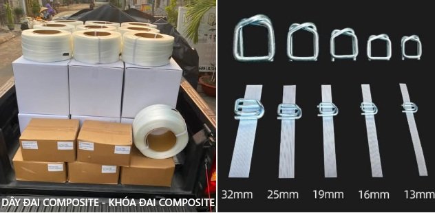 Dây đai composite và khóa đai Nghi Sơn Phát